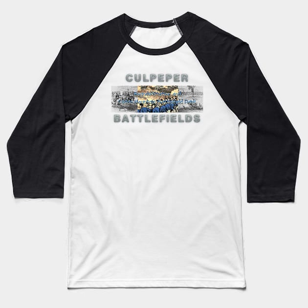 Culpeper Battlefields Baseball T-Shirt by teepossible